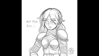 [DnD] Bryar Character Sketch SpeedSketch