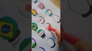 Drawing flag Poland#shorts #art #trending