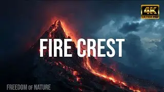 Fire Crest &ndash; Eruption 4K Soundscape | Nature's Radiant Strength in 4K