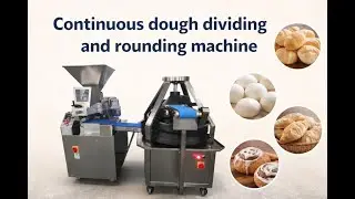 Pizza Dough Ball Brioche Bun Machine Industrial Dough Divider and Rounding Machine for Factory