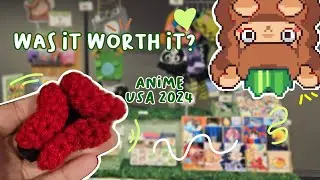 Surprisingly NOT terrible?!?! 🇺🇸 Anime USA 2024   // artist alley vlog