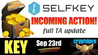Selfkey Nearing Breakout! My Next Trade and Full Tech Analysis!