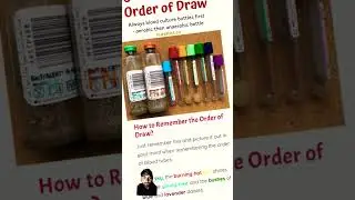 #medicallabtechnician #medicallab #order of draw
