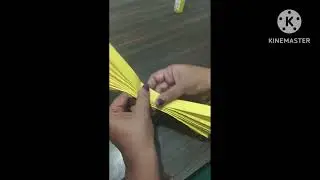 Easy Paper Fan Making 🪭🪭