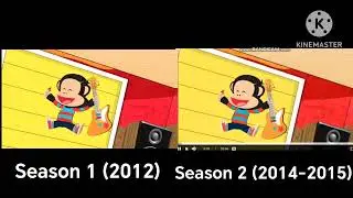 Julius Jr intro Season 1 & 2 (2012-2015) Comparison