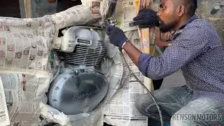 INTERCEPTOR 650 CUSTOMISATION WORK DONE AT RENSON MOTORS