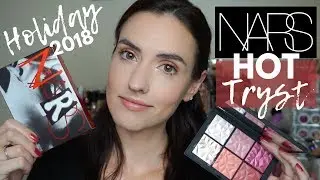 НОВИНКА NARS Holiday 2018 | Свотчи палетки румян HOT TRYST + обзор