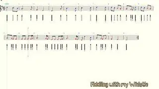 Joy To The World - Christmas - Tin Whistle - Play Along Tab Tutorial