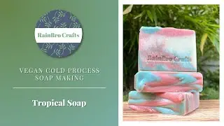 How we Made a Surprisingly Tropical Soap 🍍🏝️🌞