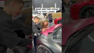 What Are They Doing To The Lambo !? #lamborghini #fail #ruined #aventador #shorts #supercar #viral