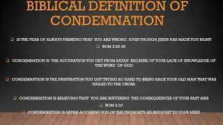 WHAT IS CONDEMNATION