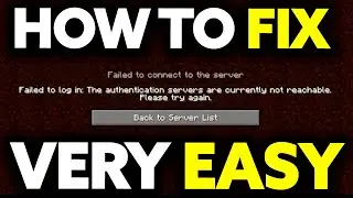 How To Fix Minecraft Failed To Login 'The authentication are currently not reachable'