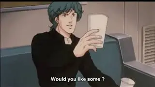 Yang Wenli drinking 
