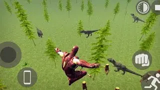 Indian bike driving 3d | dinosaurs' tung tung sahur and lions attack on Ironman | MG Gamerz