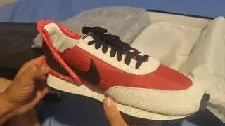 Nike X Undercover Daybreak University Red On Feet