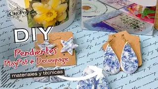 ¡Crea Pendientes Únicos con Efecto Cerámica! DIY