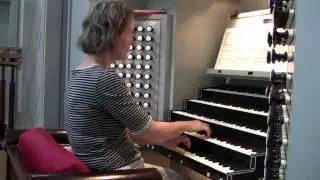 Hanne Kuhlmann øver 'Aleneste Gud i Himmerig' af J. S. Bach