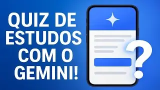 Crie Seu Pr&oacute;prio Quiz de Estudos Usando o Gemini!