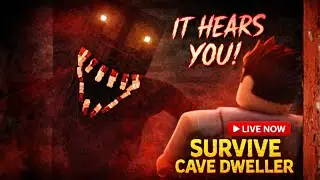 I SURVIVED the Cave Dweller&hellip; It HEARS You 😨 | Roblox LIVE  #RobloxHorror #RobloxLive #HorrorLive