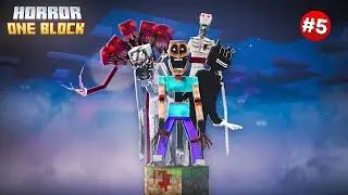 Minecraft, Can i Survive The Scary ONE BLOCK For 100 Days (Hindi)...