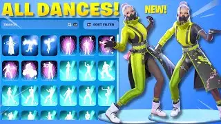 DR BLEEKER Skin Showcase On 350+ ORIGINAL Fortnite Dances & Icon Emotes