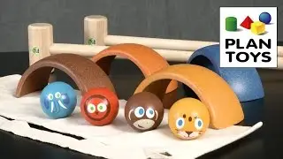 Safari Animals Croquet from Plan Toys
