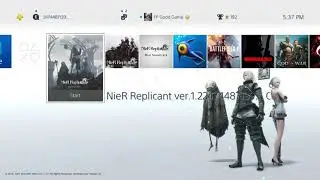 NieR Replicant ver.1.22474487139... - Dynamic PS4 Theme Showcase