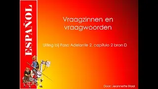 Spaans leren met Flip Spaans: vraagwoorden en vraagzinnen