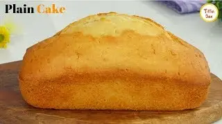 Basic Plain & Soft Sponge cake by Kids Tiffin Box | Easy Vanilla Cake Recipe | Homemade Tea Cake