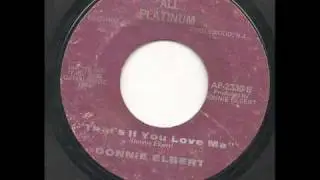 That's if you love me - Donnie Elbert