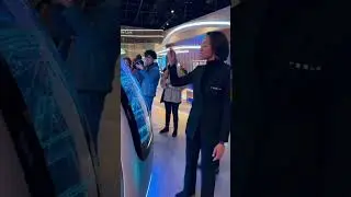 &ldquo;Tesla pod projects live holographic maps as AI navigation reacts&rdquo; #AIShow #FutureMobility #TechDemo