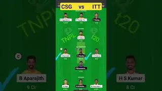 CSG VS ITT I TNPL TOURNAMENT I sl team l #youtubeshorts #shortsvideo #shortvideo #shorts