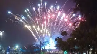Inédito: Queima de Fogos com chuva - Expojipa