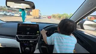 Vibhu Chala Mama Chya Gavala - 😀 Vibhu Ne Swatah Chalavali Gadi 😁 - Best Daily Vlog 😍 Day 24 Vlog 88