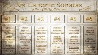 TELEMANN - Six Canonic Sonatas - For Two Trumpets