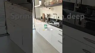 🫧🌸 spring kitchen deep clean #asmrsounds #cleantok #deepcleaning #kitchencleaning #asmr #cleaning