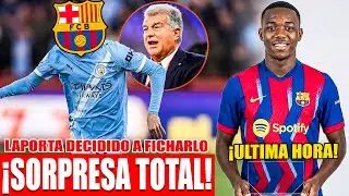 🚨NADIE ESPERABA ESTO! LAPORTA REVIVE SU GRAN SUEÑO de FICHAR a CRACK del CITY ¡BOMBA JOYA de ECUADOR