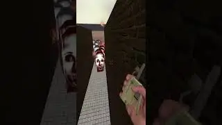 Clown And Evil Selene Delgado Nextbot Chasing In Big Maze #gmod