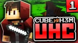 Minecraft: Winter UHC! Ep. 1 - Cube vs. H3M!?