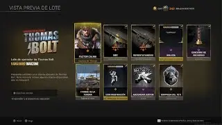 Warzone C1, Paquete de Thomas Bolt y presentaci&oacute;n de operador.