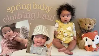 spring baby clothing haul | mostly gender neutral + affordable!!