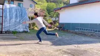 Off ice figure skating_Jumping training Double Flip Double Lutz 5 times in a row