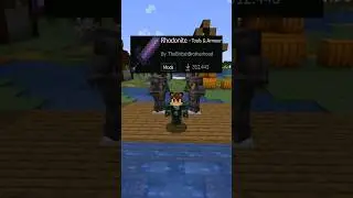 Mod para Tener Armas y Armaduras OP en Minecraft - Rhodonite #minecraft #minecraftmods #shorts