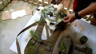 Painting A-TACS FG On Fabric Gear