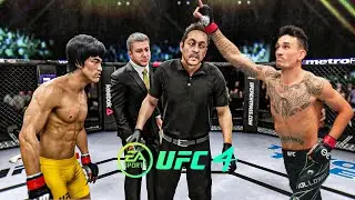 Bruce Lee vs  Max Holloway   EA Sports UFC 4   Dragon Fight 🔥🐲