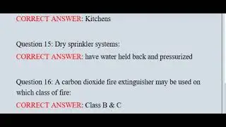 NISP FIRE SAFETY PROFESSIONAL AUS TRAINING SOLVED 100%