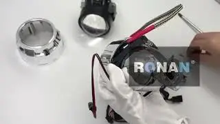 RONAN 2.5''Ver8.1 Blue Honeycomb Bi Xenon HID MINI Projector Lens H