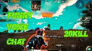 😂Funny voice chat 🤣 + 20 kill gameplay | Asus zenfone Max pro M1