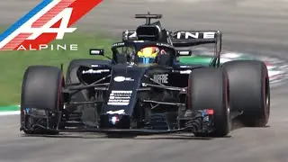 Alpine F1 Team at Monza Circuit! - Oscar Piastri testing Renault RS18 Formula 1 Car!