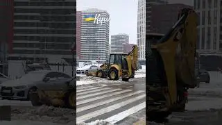 Ukraine Kyiv snow Removal 😮❄️🎄#shots #ukraine #kyiv #vlog #travel